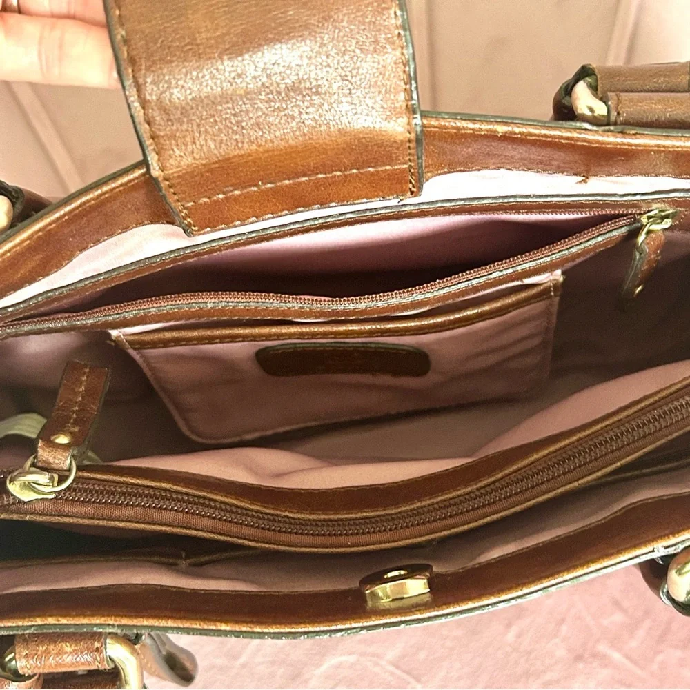 Liz Claiborne Vintage gorgeous leather tote bag - Picture 11 of 16